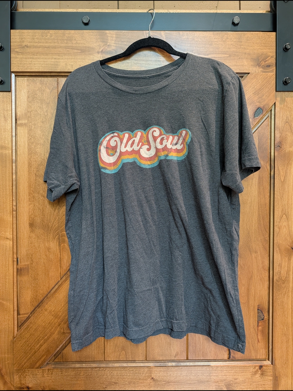 Old Soul Graphic Tee - Charcoal Size L